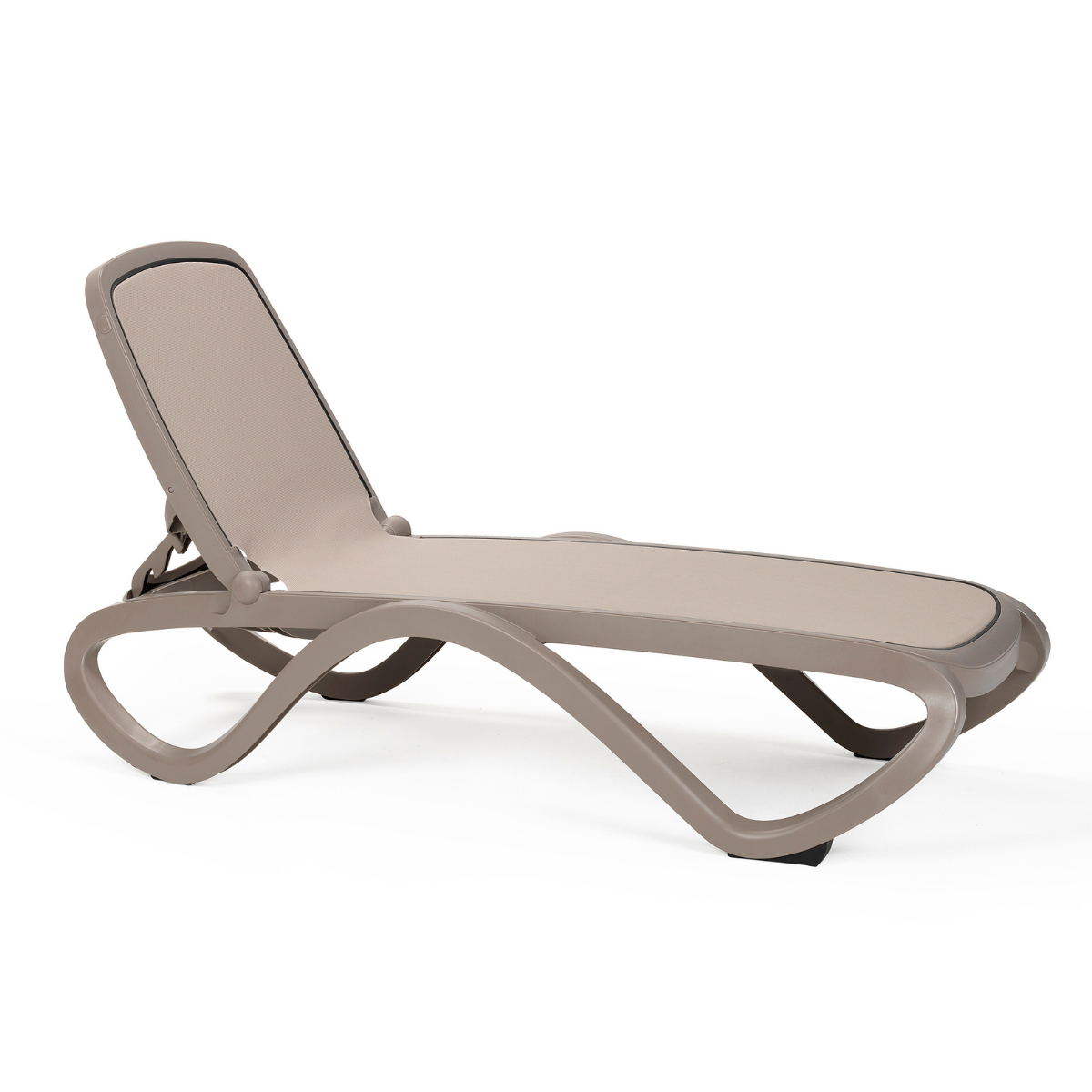 NARDI OMEGA Taupe classic Plastic sun loungers