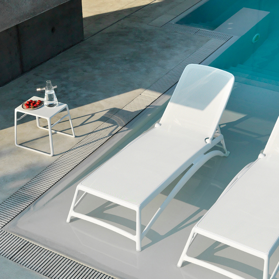 NARDI POP White design Outdoor side tables