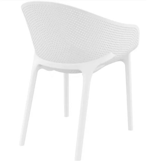 ST RAIN PRO White minimalist Plastic outdoor chairs
