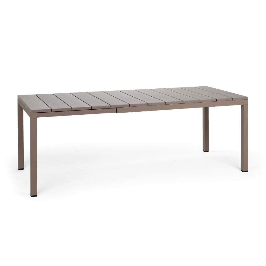 NARDI RIO 140-210 Taupe minimalist Complete outdoor tables