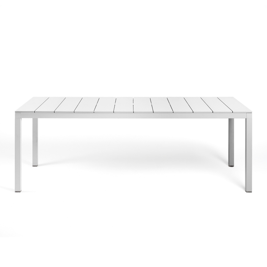 NARDI RIO ALU 210 FIX White modern Complete outdoor tables