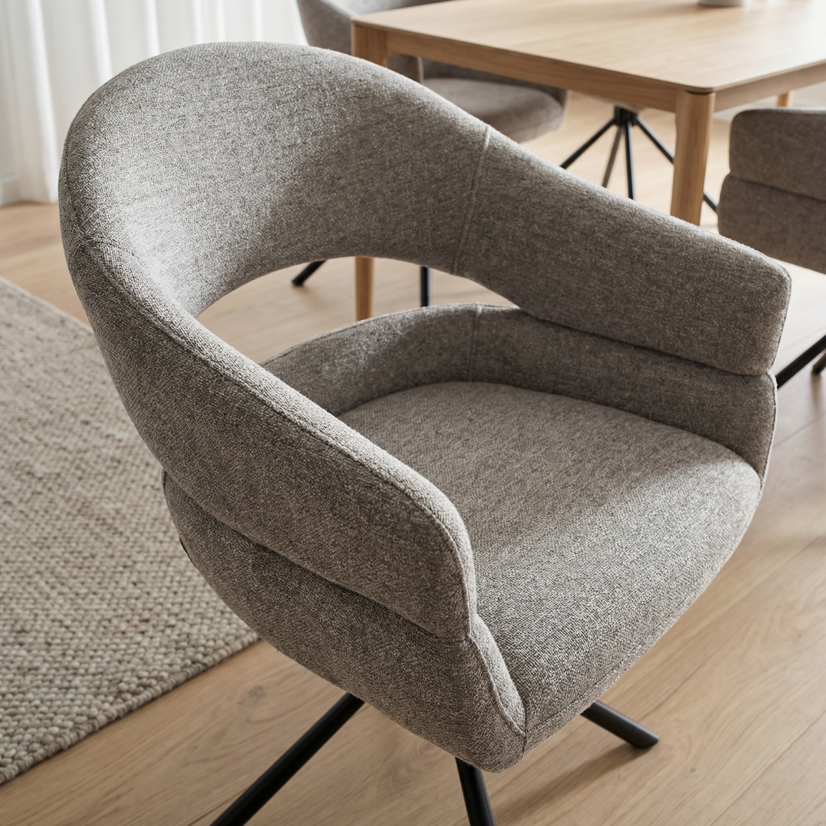 SI BIANCA Grey modern Upholstered chairs