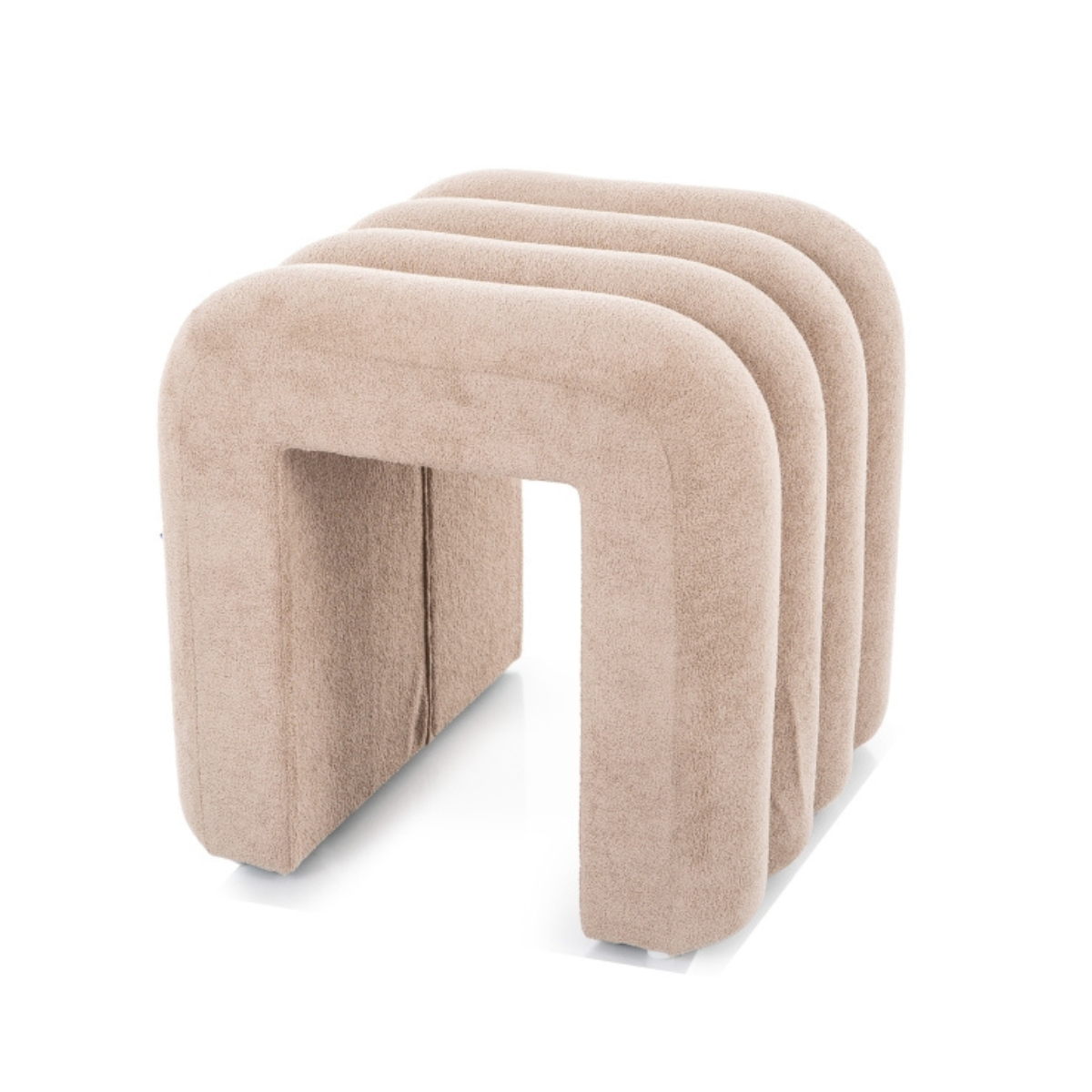SI ITAKA Beige classic Pouf