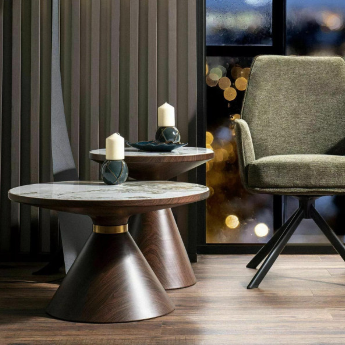 SI NAPOLI Brown classic Coffee table