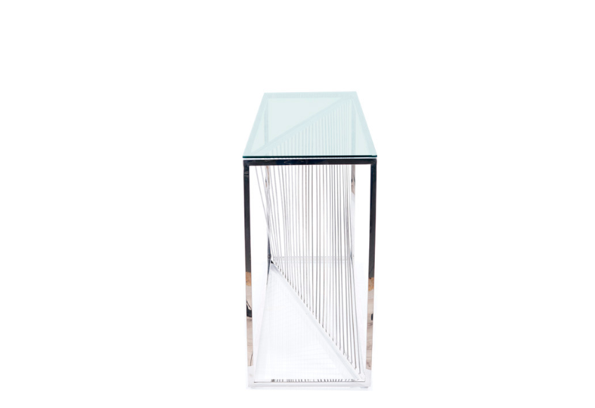 SI FLOW Silver design Console table