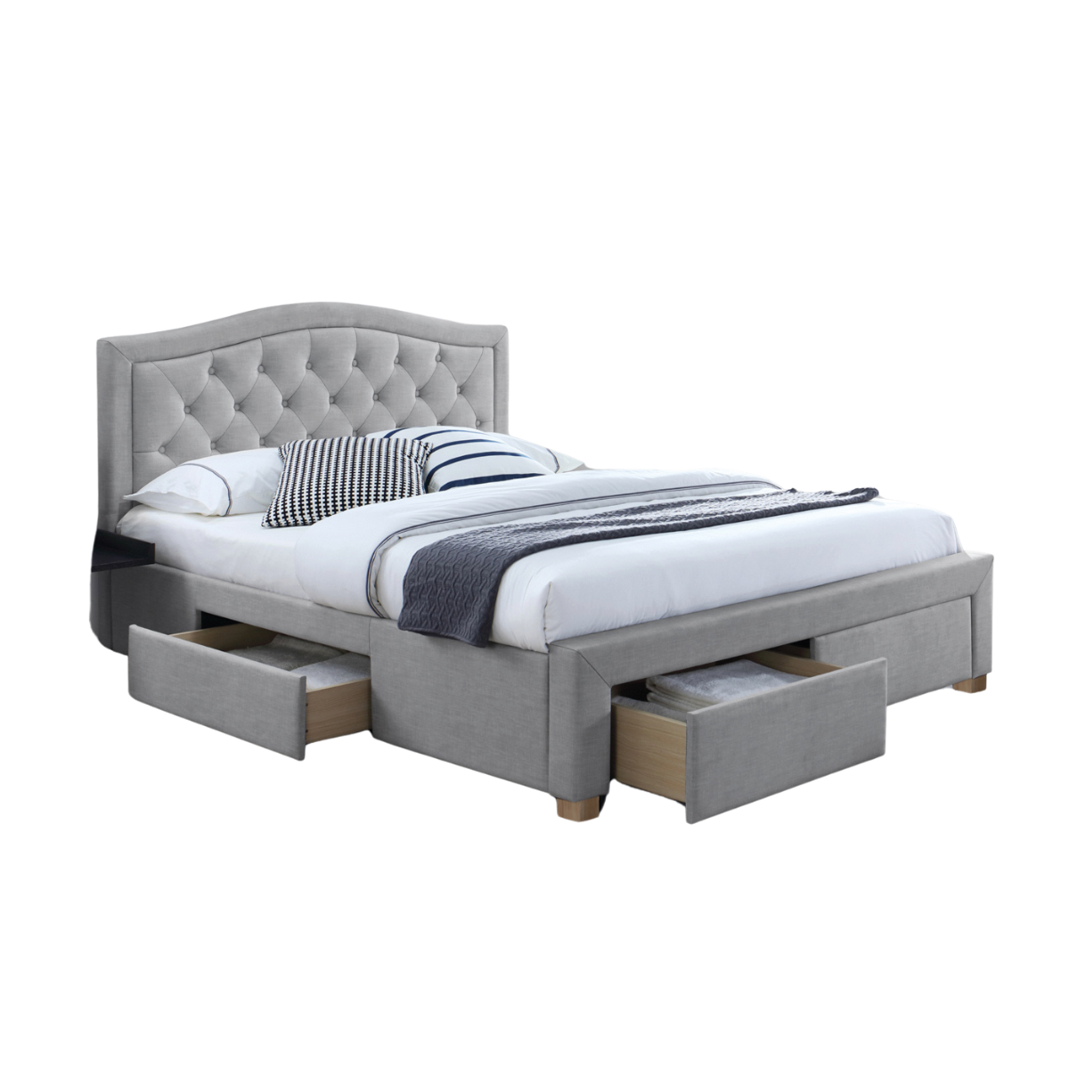 SI NOLA 160X200 Grey design Bed