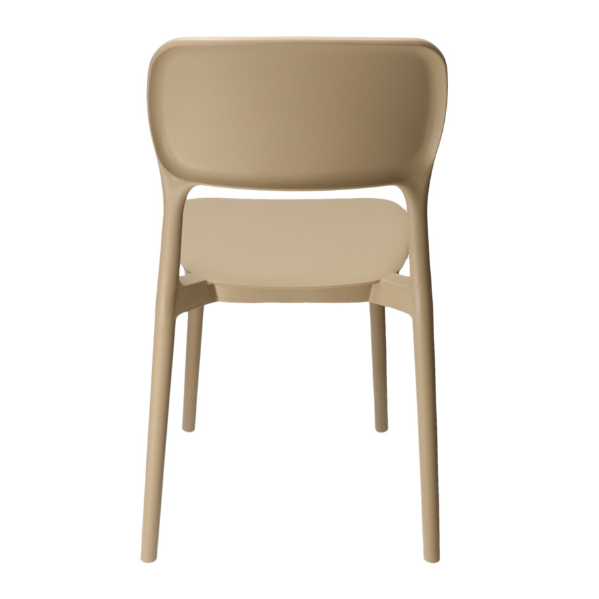 SI TONY Taupe design Plastic garden chair