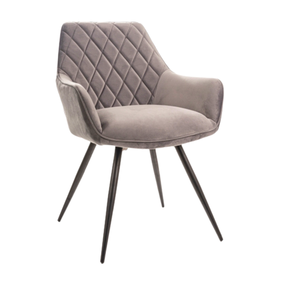 SI NELIA Grey elegant Indoor upholstered dining chair