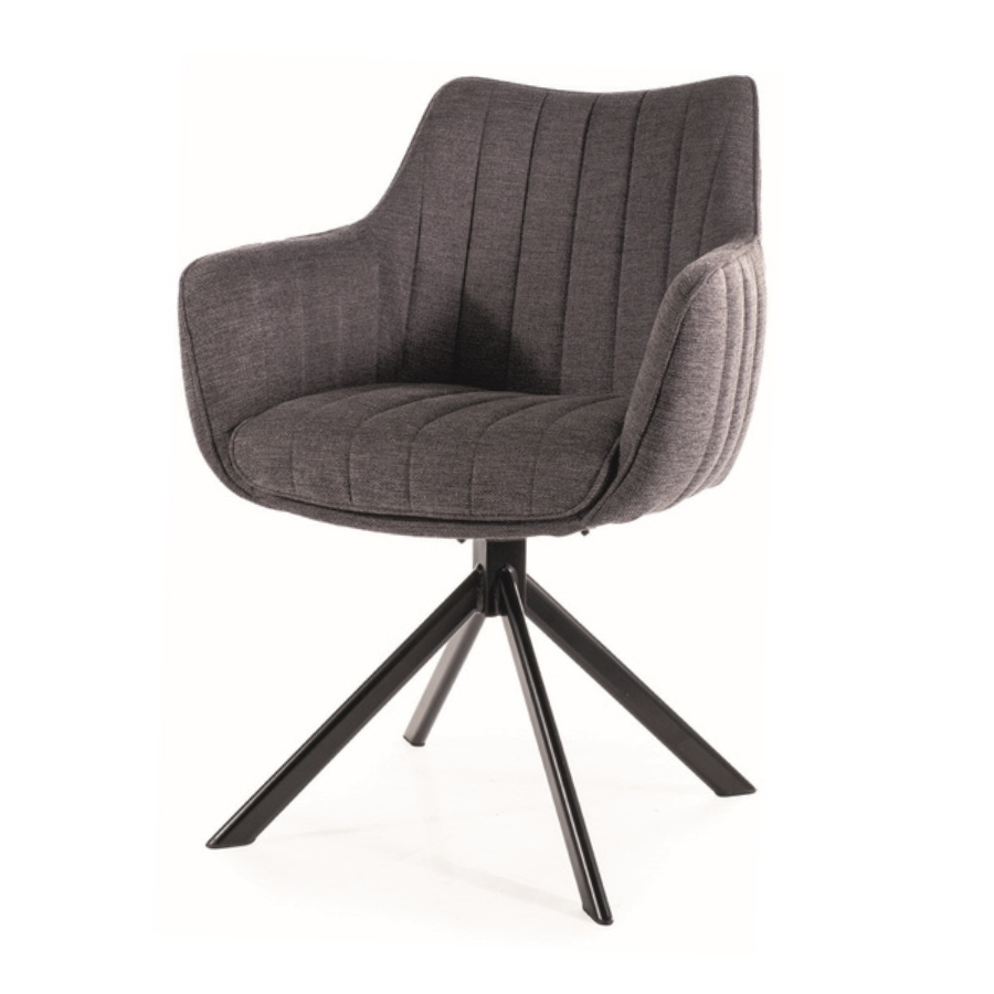 SI ZALIA Grey elegant Upholstered chairs