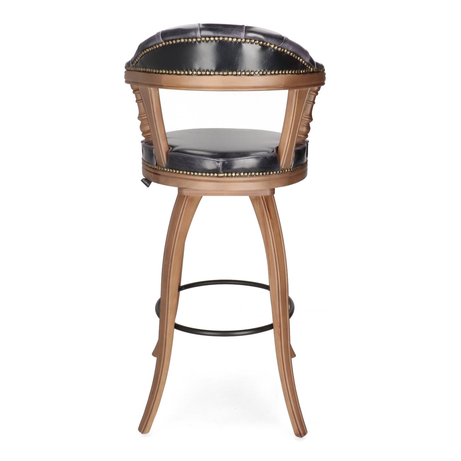 SN TEXAS Black vintage Wooden bar stools