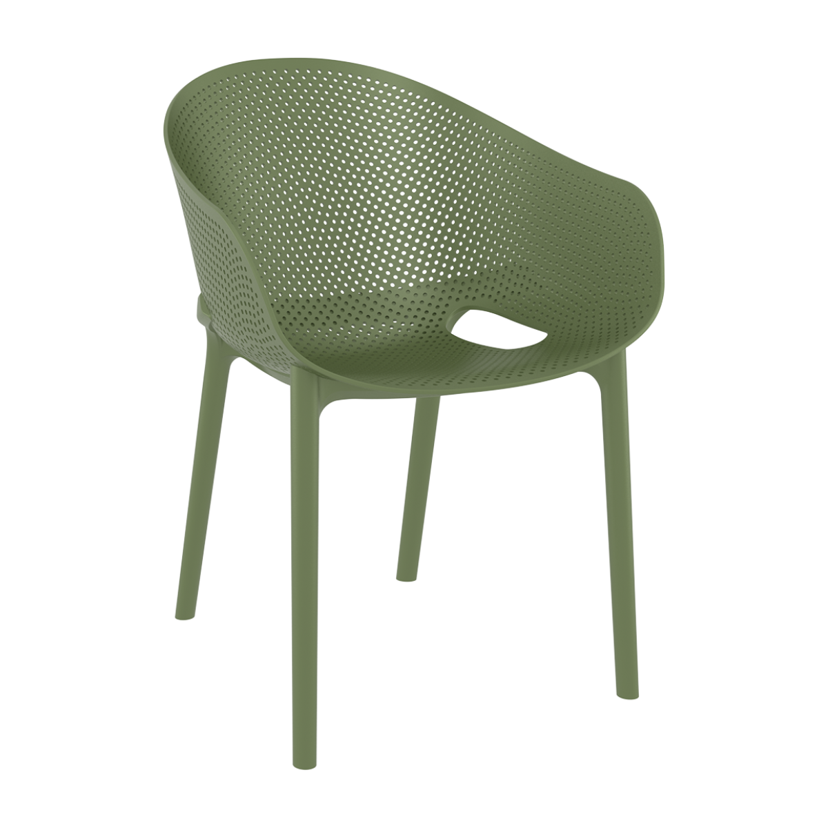 ST RAIN PRO Oliva design Plastic outdoor chairs