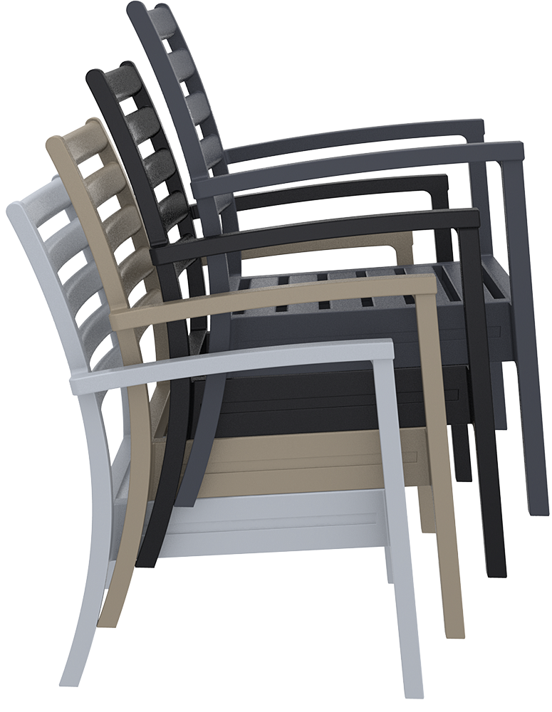 ST SINATRA White classic Plastic outdoor chairs