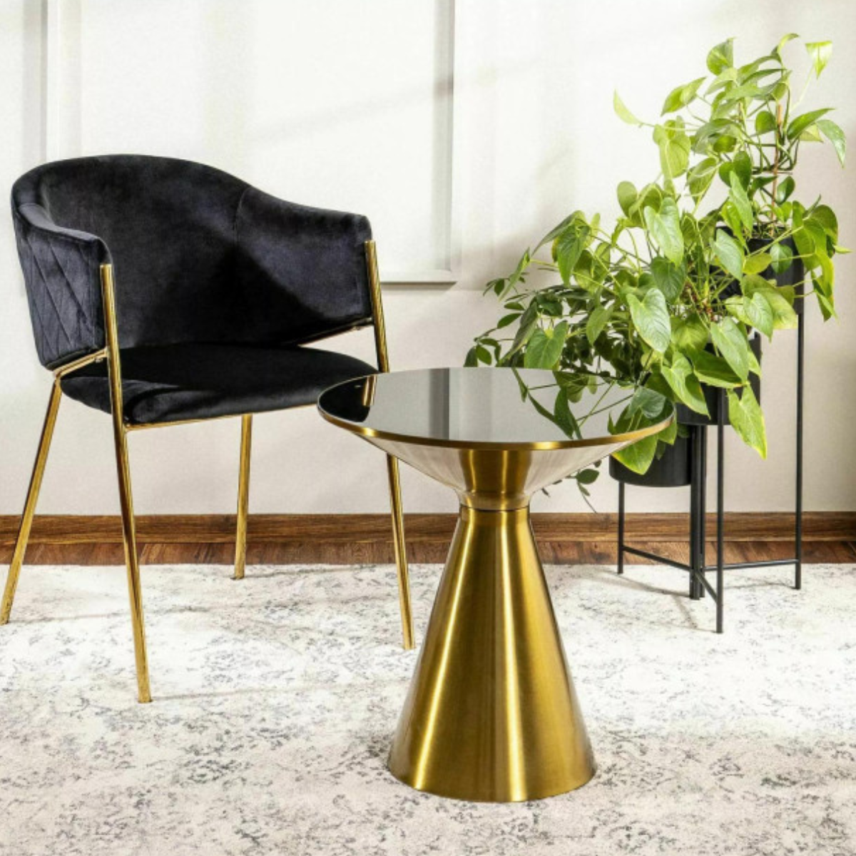 SI SHILA Gold elegant Coffee table