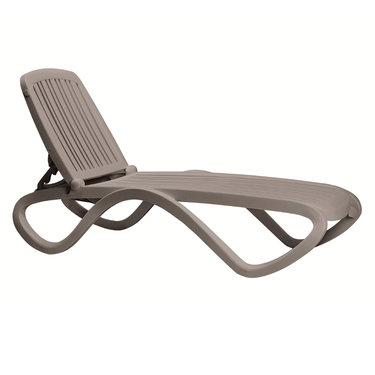 NARDI TROPICO Taupe design Plastic sun loungers