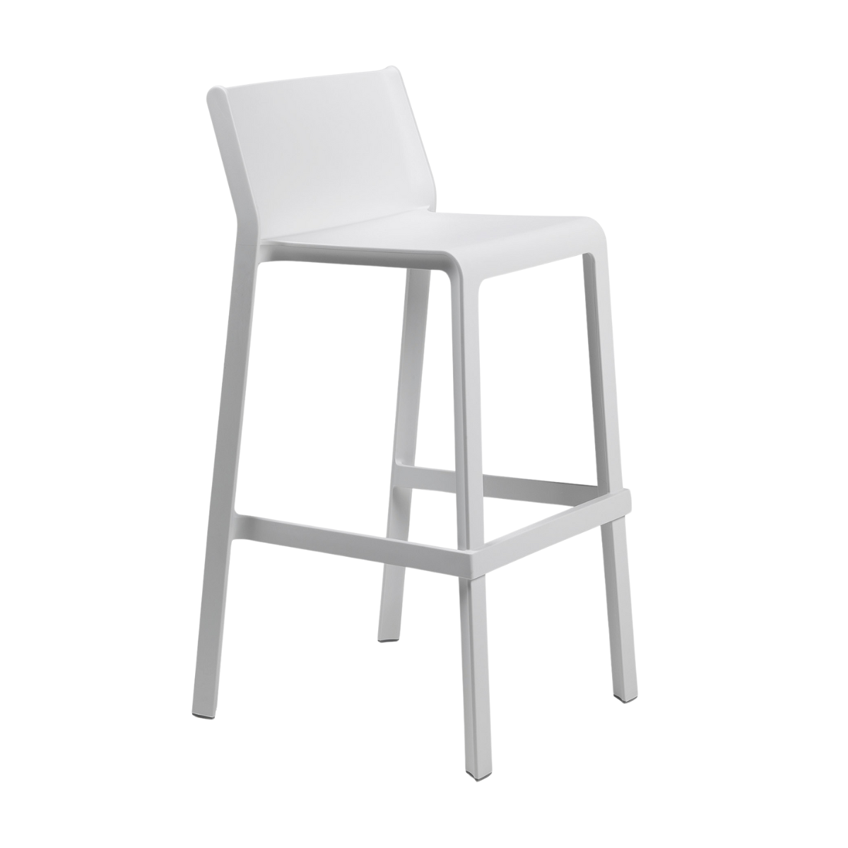 NARDI TRILL STOOL White design Plastic outdoor bar stools