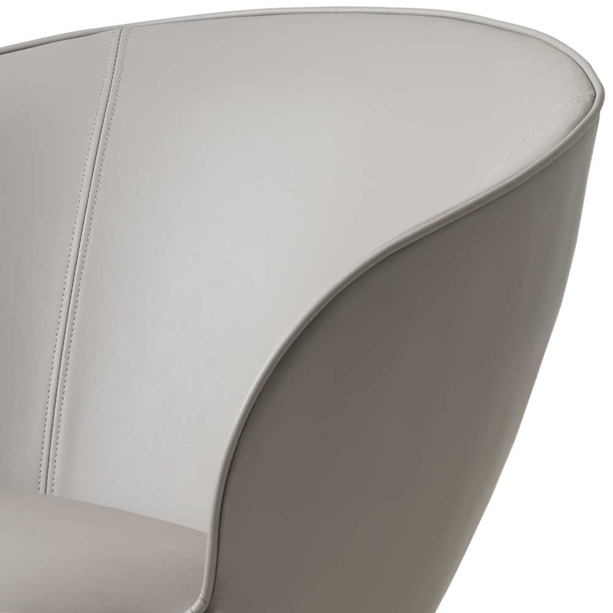 UQ NAGI FAUX Taupe design Upholstered chairs
