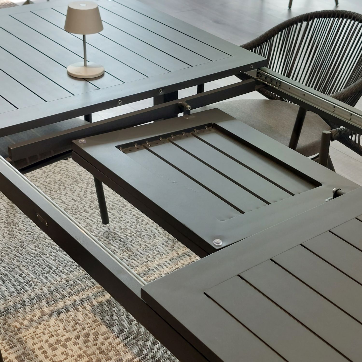 DL PERU / ST RAIN PRO Grey modern Garden dining set