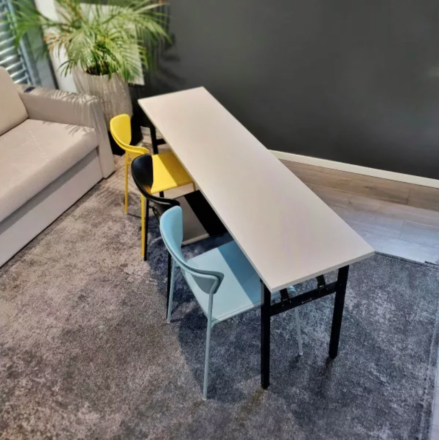 DL ISKOLAPAD 180x45 Grey minimalist Conference and banquet tables