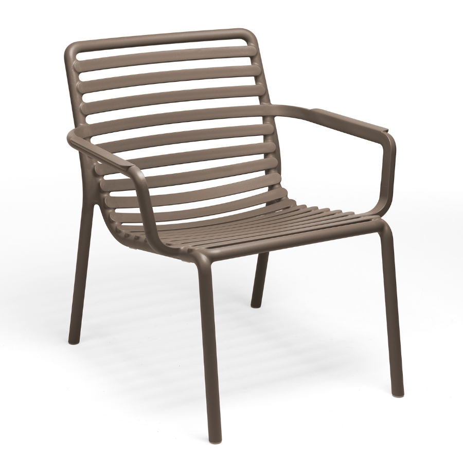 NARDI DOGA RELAX Brown design Plastic outdoor chairs