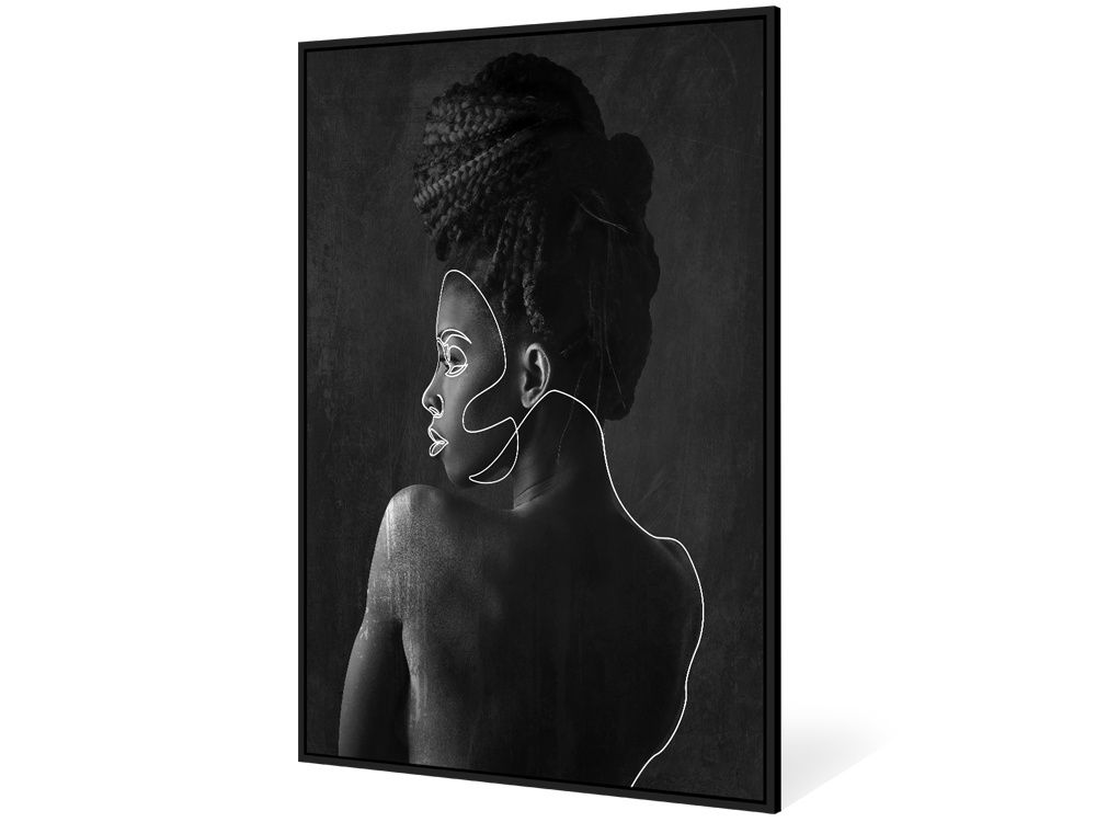 EO BLACK WOMAN last 1pc Black design Home decor outlet