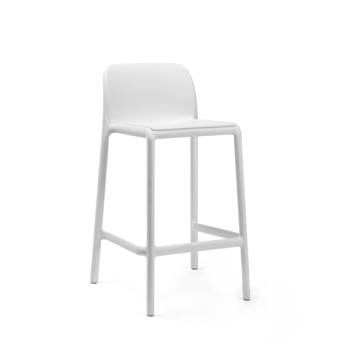 NARDI FARO MINI White design Plastic outdoor bar stools