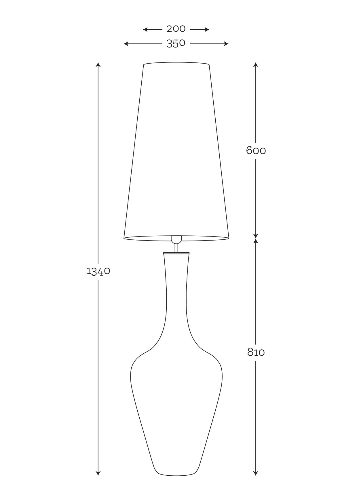 FM PANNA LAST 1db White elegant Table lamp
