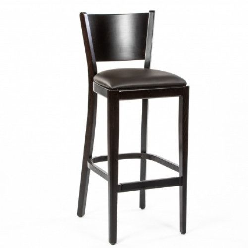 IC 917 SG Brown classic Wooden bar stools