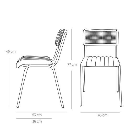 KJ JENSEN Brown industrial Upholstered chairs