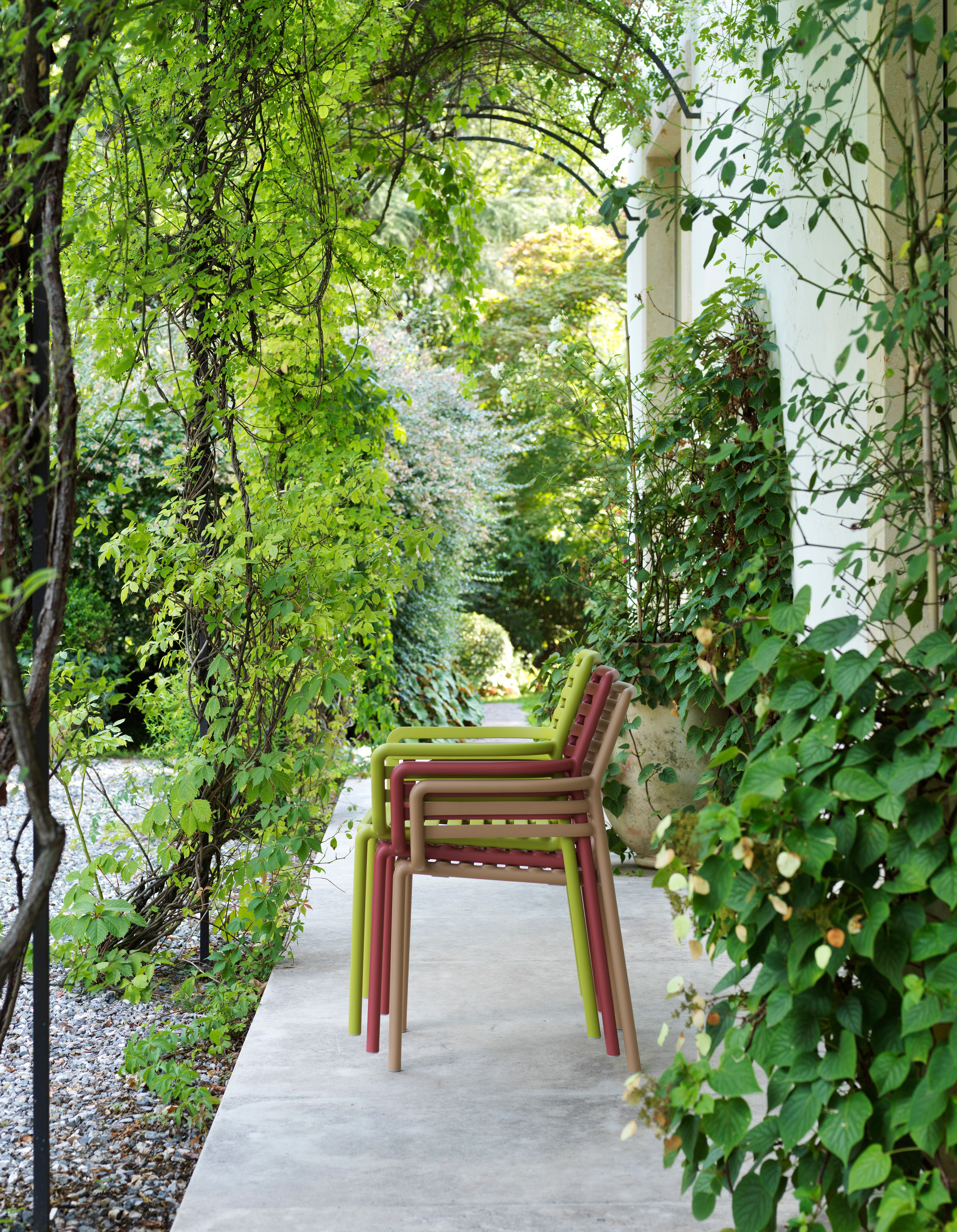 NARDI DOGA Green design Plastic outdoor chairs