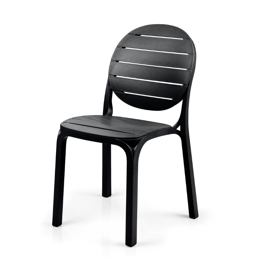 NARDI ERICA Grey design Plastic outdoor chairs