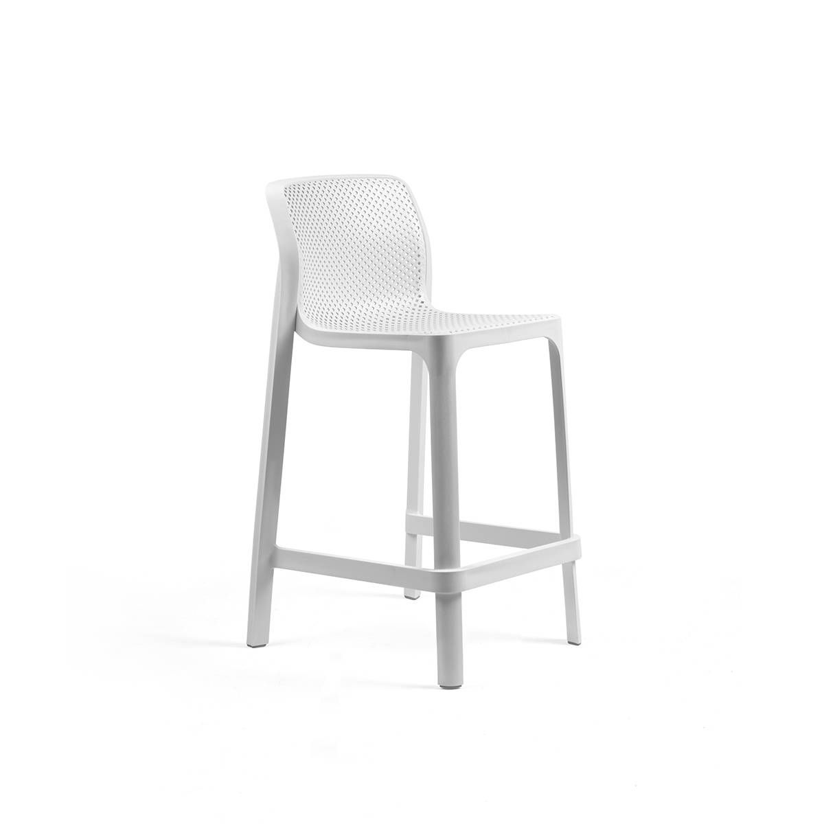 NARDI NET STOOL MINI Multiple colors minimalist Plastic outdoor bar stools