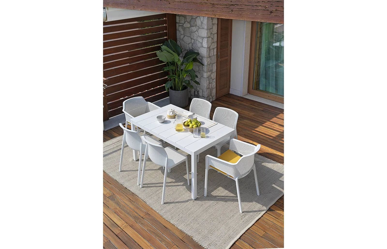 NARDI RIO 140 / NET / BIT White minimalist Sets
