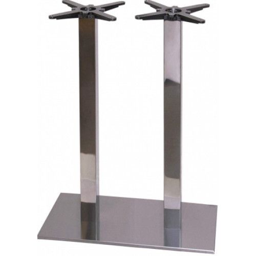 PD 7592 INOX Silver modern Table legs