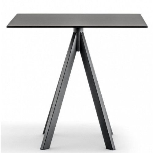 PEDRALI ARK 4 Black Standard-height table legs