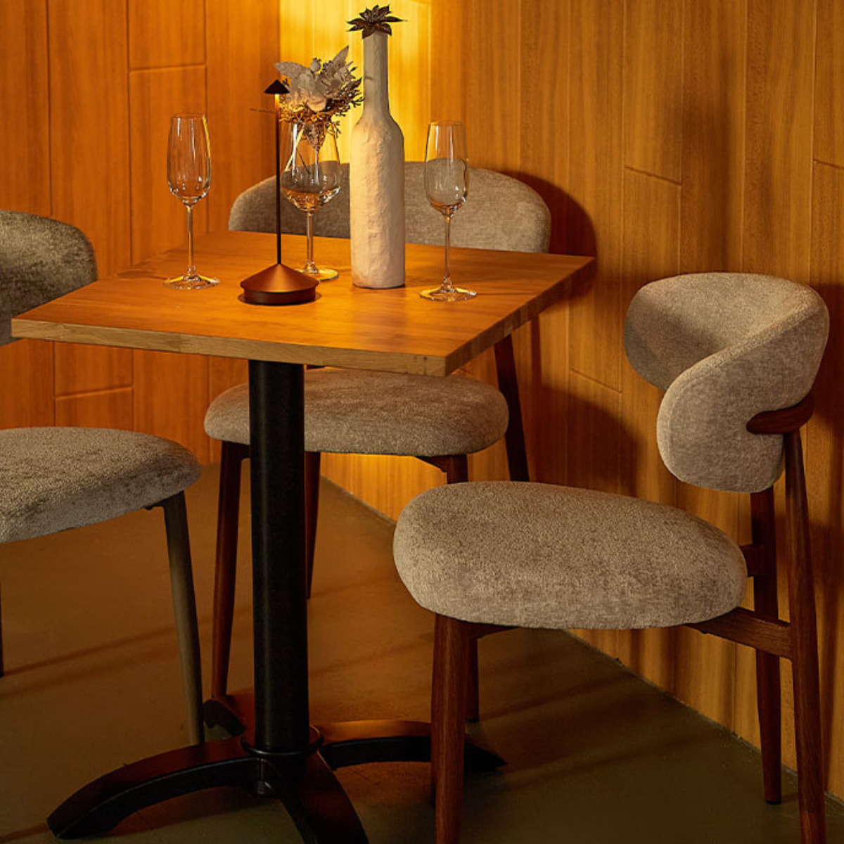 DL POLAR SK PEARL Beige design Upholstered chairs