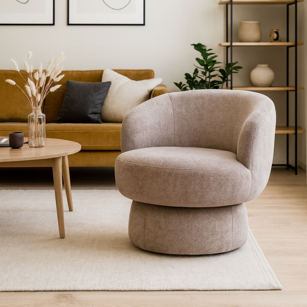 SI COSMO Beige design Upholstered armchairs