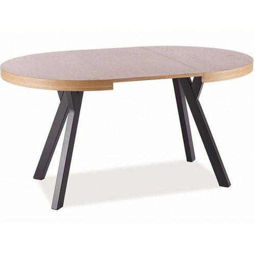 SI PLACIDO Natural Scandinavian Indoor extendable dining table