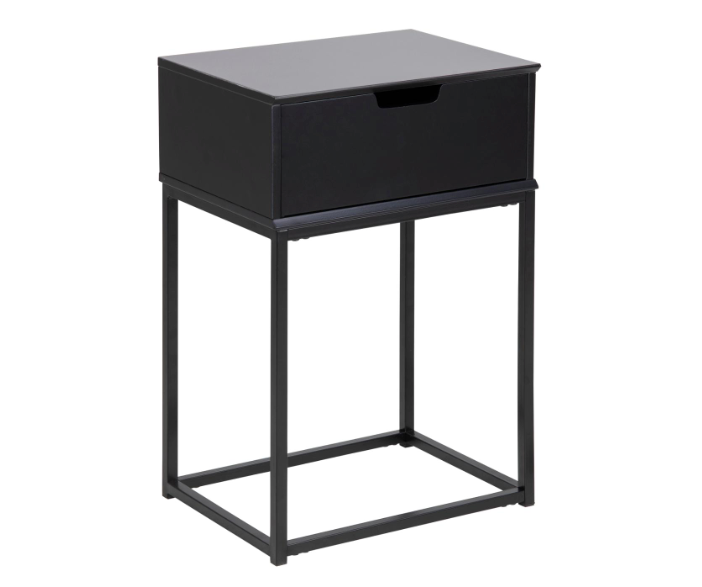 TC MIRA Black modern Hotel bedside tables
