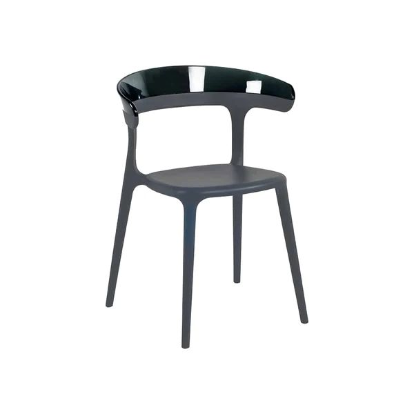 YA LUNA Black modern Plastic outdoor chairs