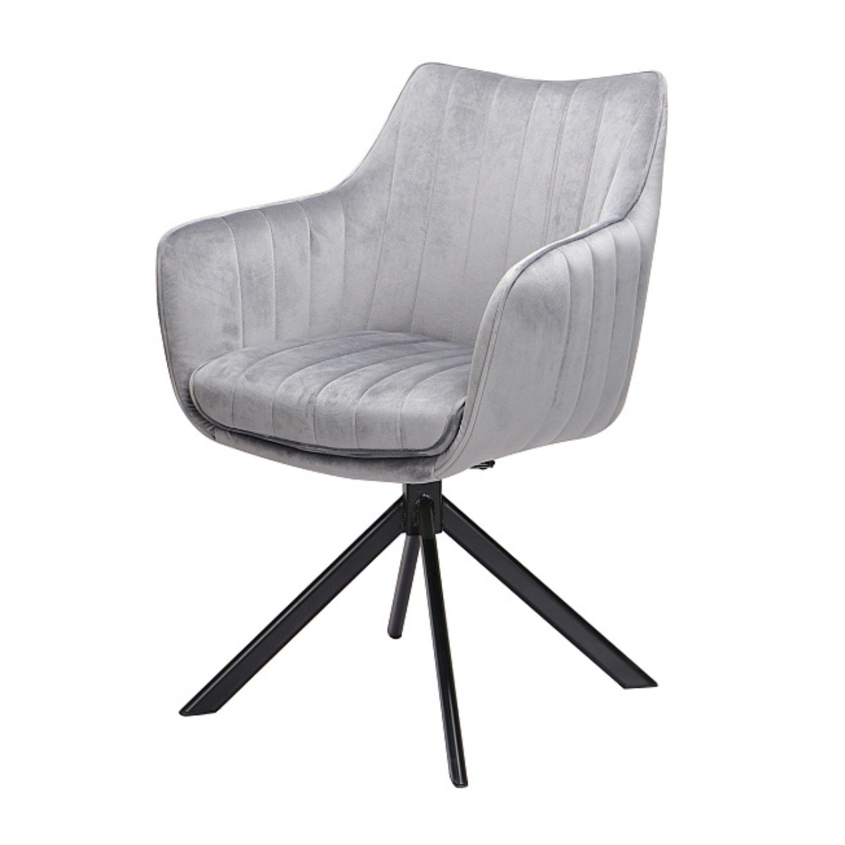 SI ZALIA Grey elegant Upholstered chairs