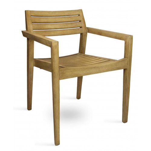 DL LISA Brown classic Wooden outdoor chairs