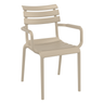 ST PARIS Beige design Plastic outdoor chair