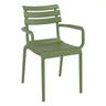ST PARIS Green design Plastic outdoor chair