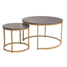 SI DIANA Grey, Gold design Coffee Table