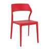 ST SNOW Red design Plastic outdoor chair