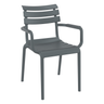 ST PARIS Grey design Plastic outdoor chair
