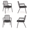 NARDI RIO 140-210 Grey / DL FONZO P 6 db Grey design Outdoor set