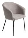 AT LUTHER Grey design Upholstered indoor chair