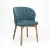 AT LEONA Blue design Upholstered indoor chair