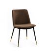 AT ROSSI Brown design Upholstered indoor chair